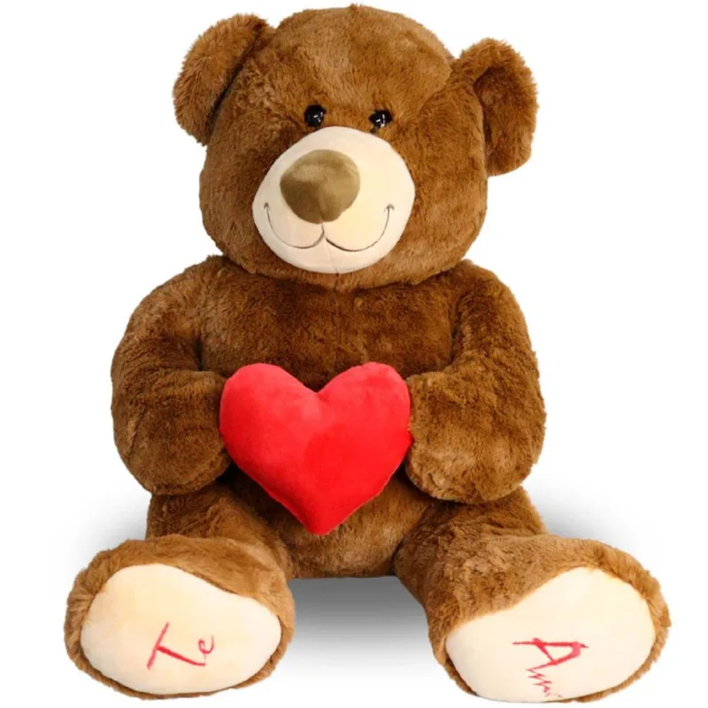 Pelúcia Lovely Toys Urso Te Amo 50cm Marrom (MP)