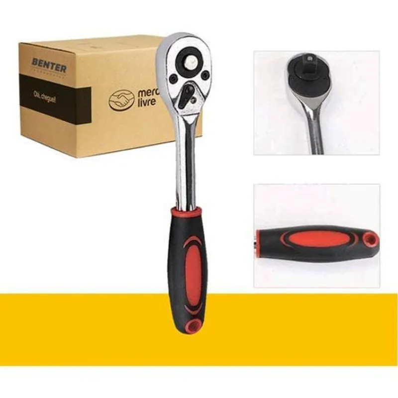 Catraca Para Soquete Encaixe 3/8 Reversível Starfer
