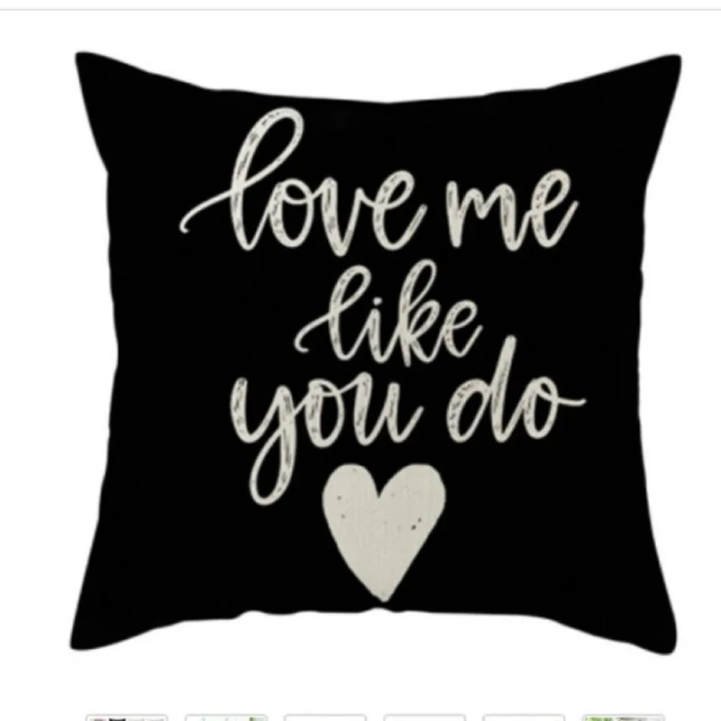 Almofada love me like you do