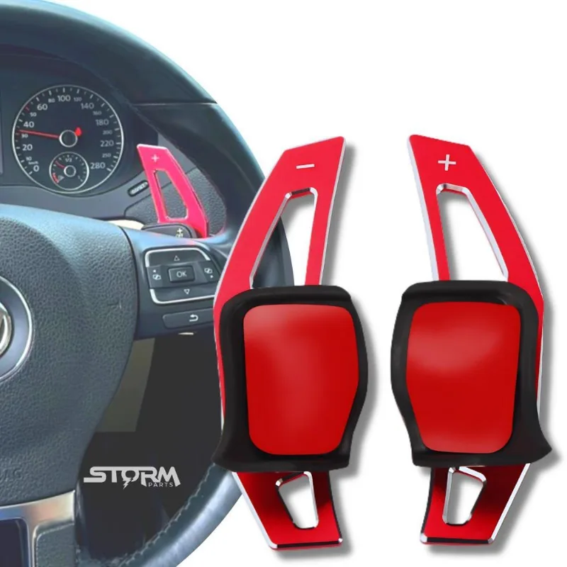 Paddle Shift Volante Extensor Vermelho Tiguan 2011 A 2014