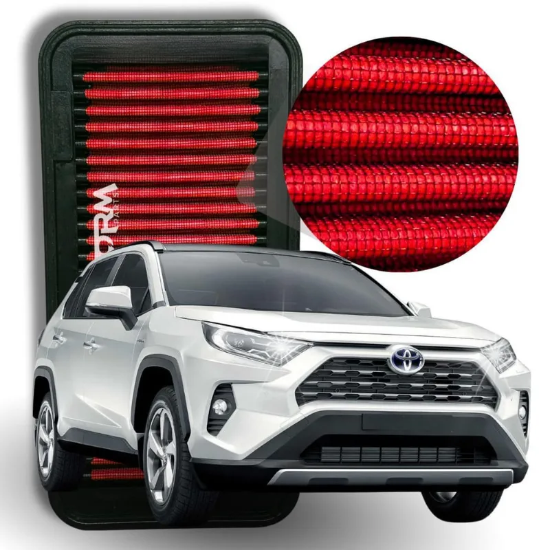 Filtro Ar Esportivo Toyota Rav4 2.5 Hibrido Ano 2019 A 2022