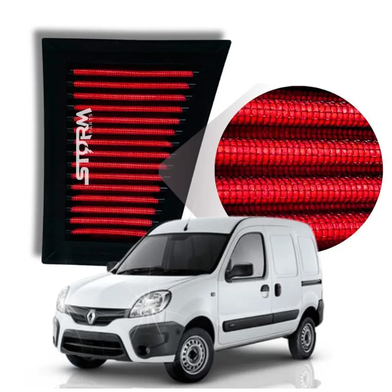 Filtro Ar Esportivo Renault Kangoo 1.6 16V Flex 2009 A 2018