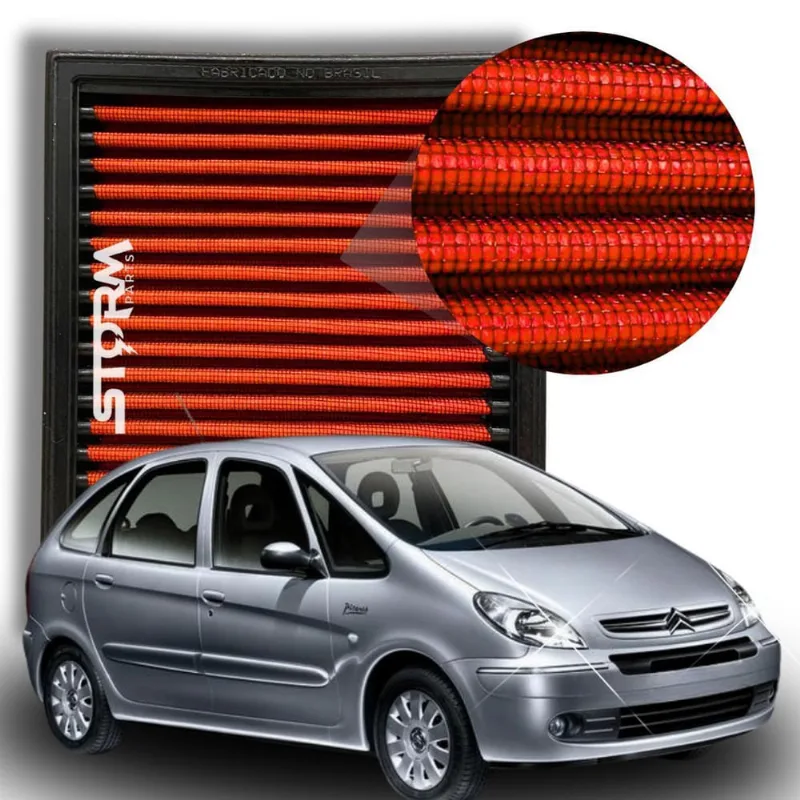 Filtro Ar Esportivo Xsara Picasso Motor 2.0 Ano 2001 A 2011