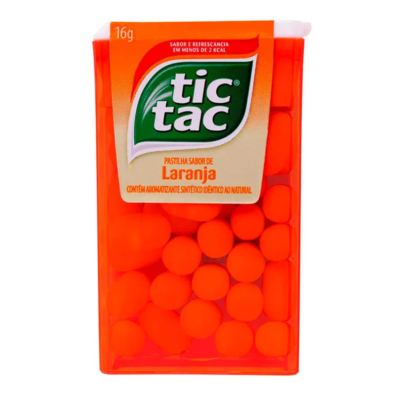 Pastilhas Tic Tac Laranaja 16g - Tic Tac - Bala