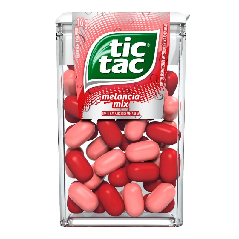 Pastilhas Tic Tac Melancia Mix 16g - Tic Tac - Bala