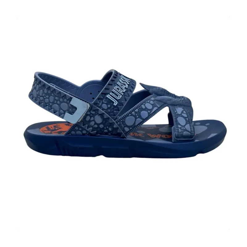 Sandália Papete Infantil Dinossauro Jurassic World Emborrachada