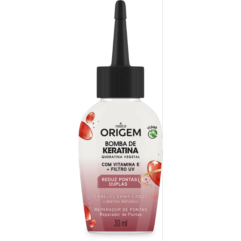 Reparador Pontas Origem 30ml Bomba Kerat