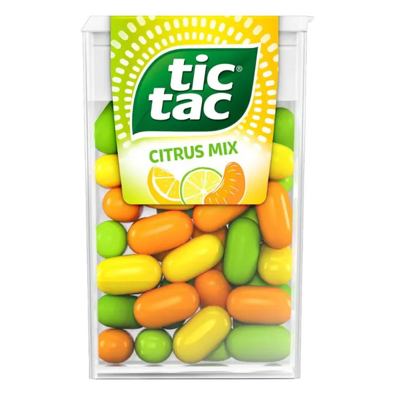 Pastilhas Sabor Citrus Mix Tic Tac 14,5g
