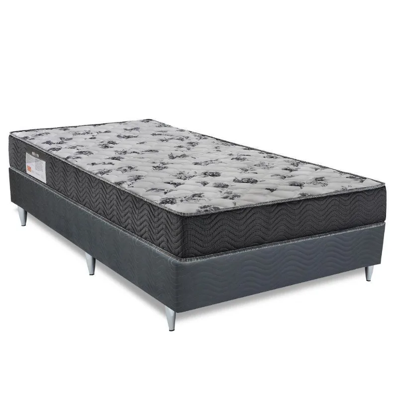 Cama Box E Colchão Iso 100 D33 – Solteirão(108x198) - Ortobom