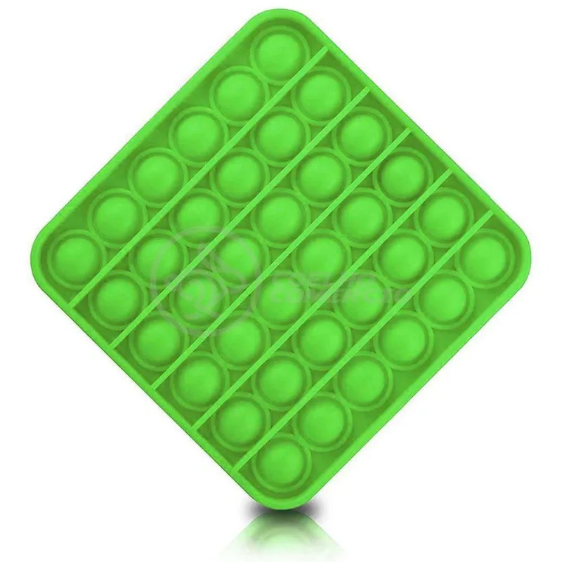 Pop It Quadrado Fidget Toy Anti Stress Ansiedade - Verde Nº4