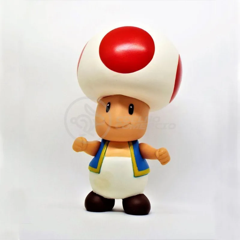 Boneco Cogumelo Toad Grande Super Size 20Cm - Mario