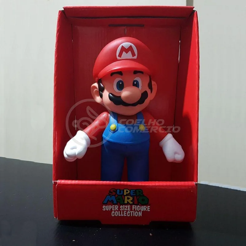 Boneco Mario Grande Super Size 23cm - Super Mario