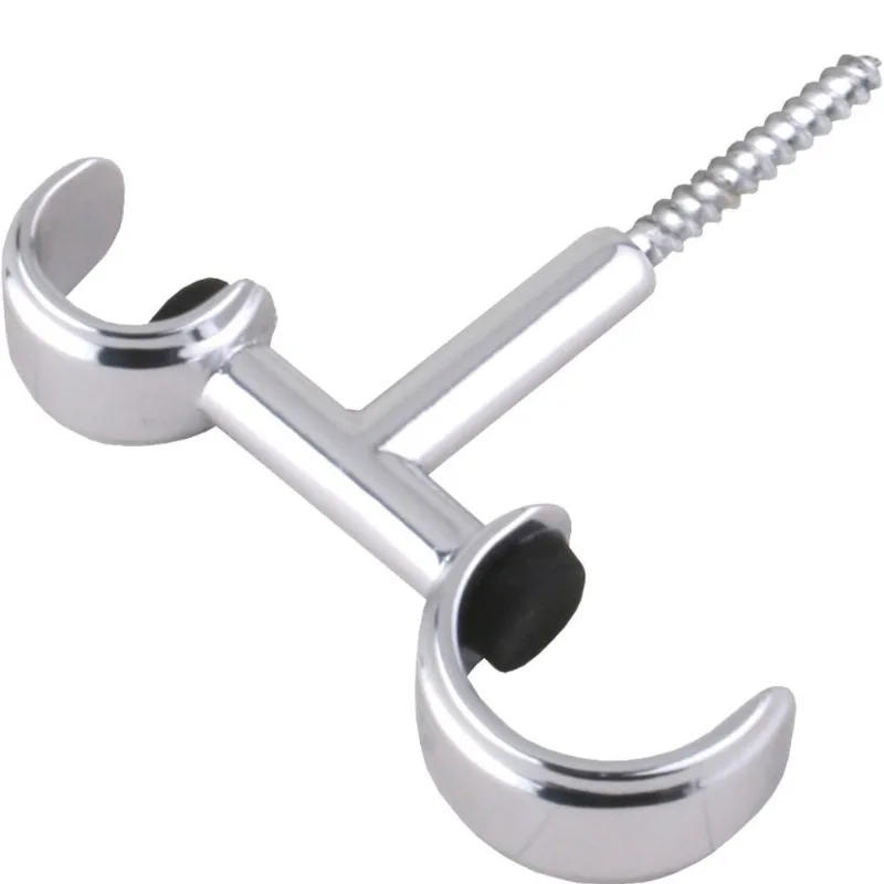 SUPORTE TETO DUPLO 19MMX28MM CROMADO