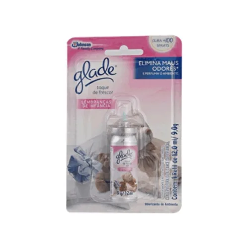 Purificador De Ar Glade Toque De Frescor Lembranças De Infância Refil - GLADE - Limpeza