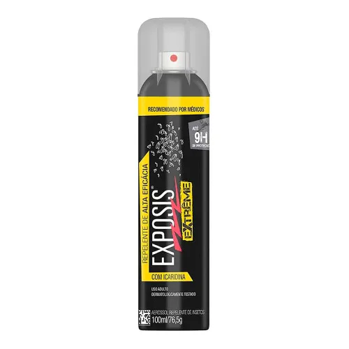 REPELENTE AEROSOL EXPOSIS EXTRÊME COM ICARIDINA 100ML - EXPOSIS - Repelente