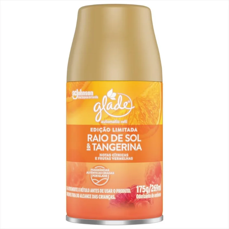 Purificador de Ar Glade Automatic Refil Tangerina 269ml
