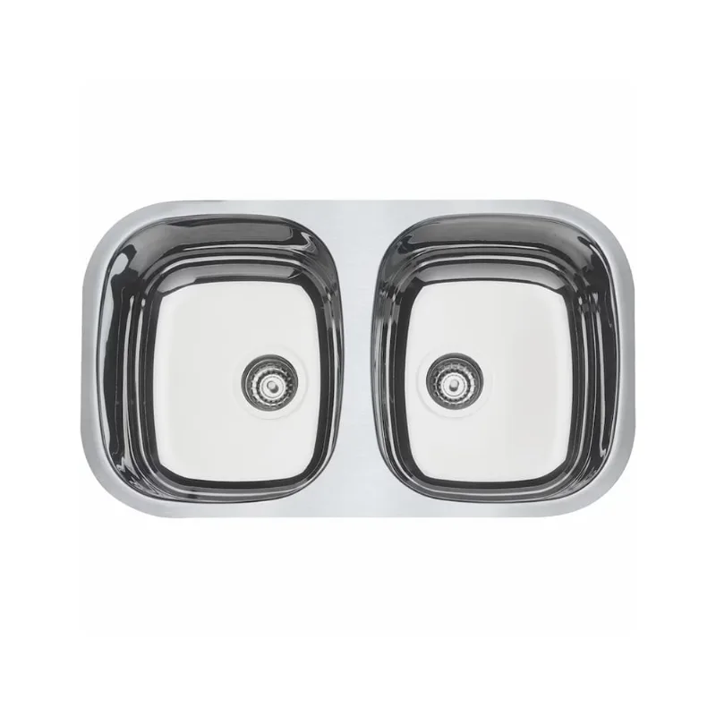Cuba Dupla Retangular Aço Inox Alto Brilho 77X45 Tramontina