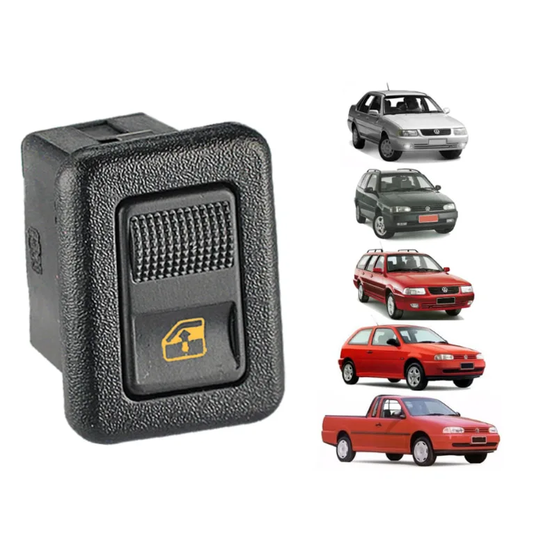 Interruptor Vidro Elétrico Simples Dianteiro Gol Parati 95/ Santana 92/ Com Moldura - 3900031 Kostal