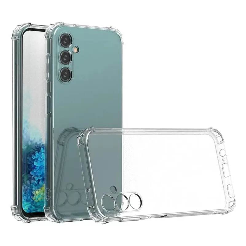 Capinha Silicone Antichoque Transparente Compatível Com Samsung A14