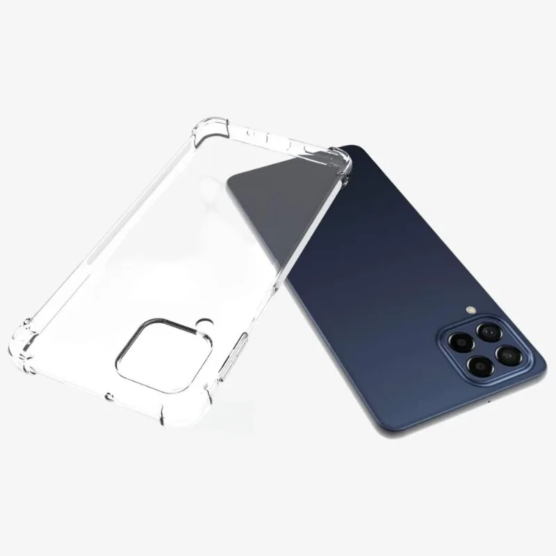Capinha Silicone Antichoque Transparente Compatível Com Samsung M53 5g