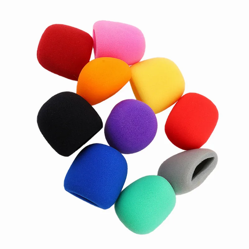 10 Peças Cores Microfone De Palco Portátil Pára-brisas Foa