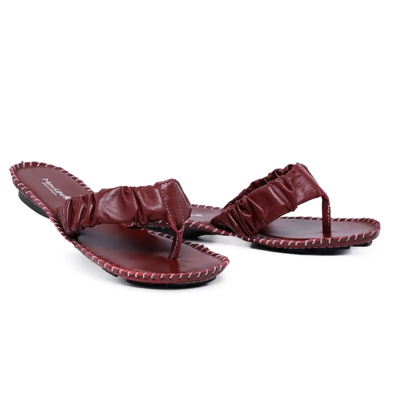 Chinelo Ipê Mulato Rasteirinha Ortopédica Sandalia Linha Couro Premium Feminina