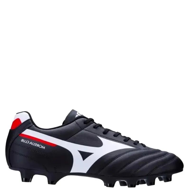 Chuteira Mizuno Campo Morelia Preto Branco-masculino