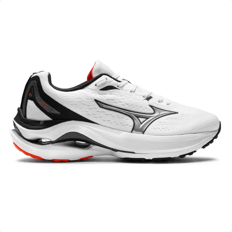 Tênis Mizuno Wave Vitality 6 Masculino 44. / Branco / Preto