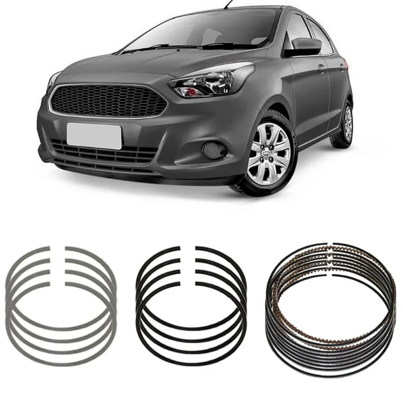 Jogo Anel Segmento Std Ford Ecosport 1.6 Fiesta 1.6 1.5