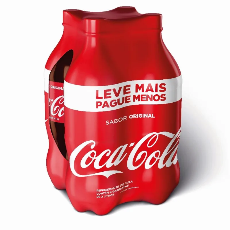 Refrigerante Coca Cola 2l Pet Com 4
