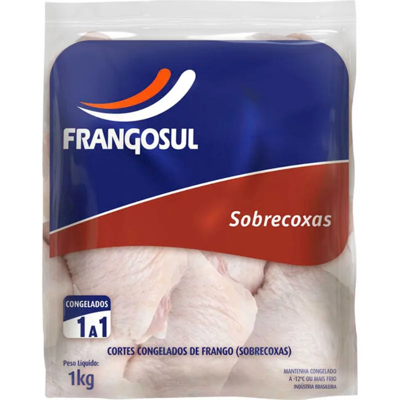 Sobrecoxa de Frango IQF Frangosul Cong 1kg