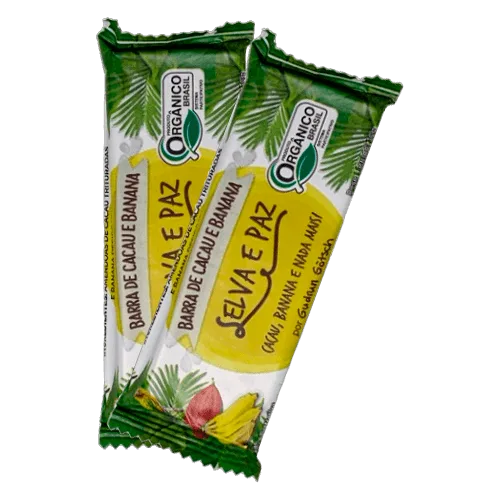 Kit 2x: Barra De Frutas Cacau E Banana Orgânica Selva E Paz 30g - Não Informado - Mercearia