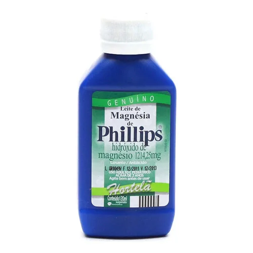 Leite Magnesia Phillips Hortela 120ml Aspen Pharma - PHARMA - Farmácia