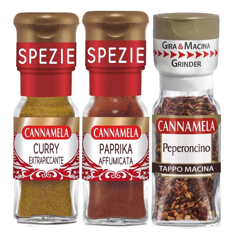 Kit c/ 3und Pimentas Defumadas e Picantes Itália cannamela