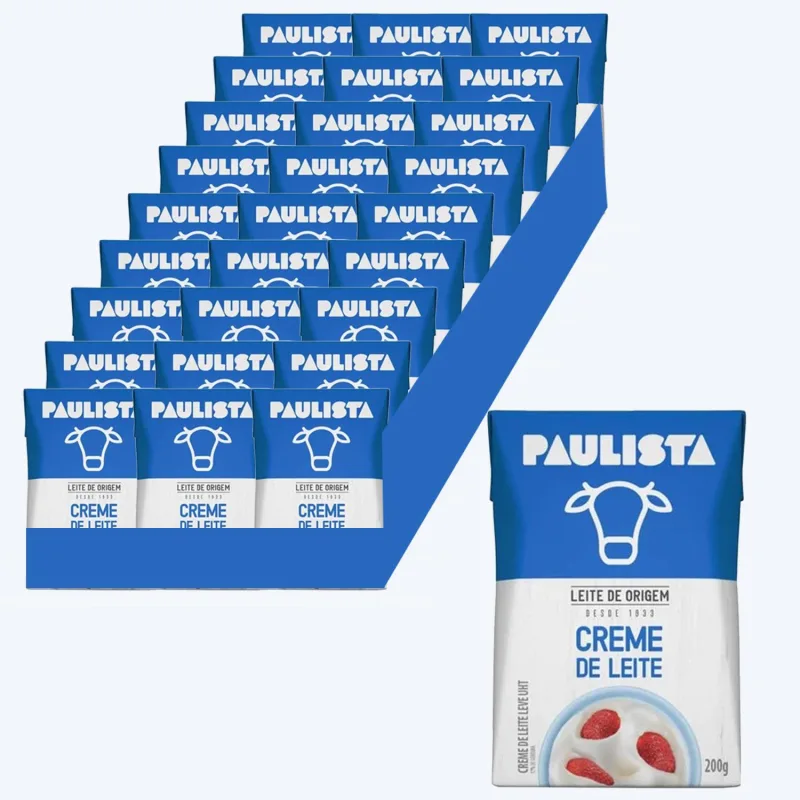 Kit Com 27und Creme De Leite Uht Leve Paulista 200g - Não Informado - Mercearia