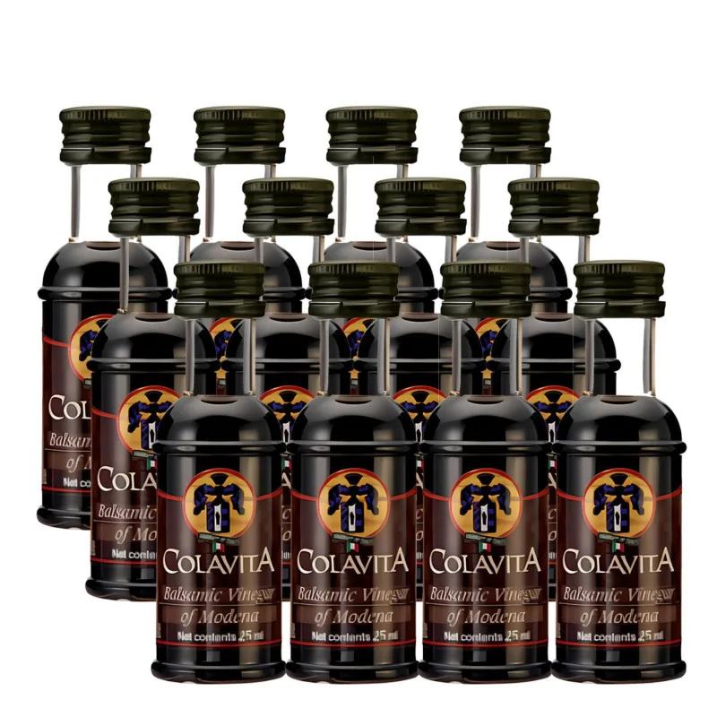 Kit Com 12und Vinagre De Aceto Balsâmico Colavita 12ml - Não Informado - Mercearia