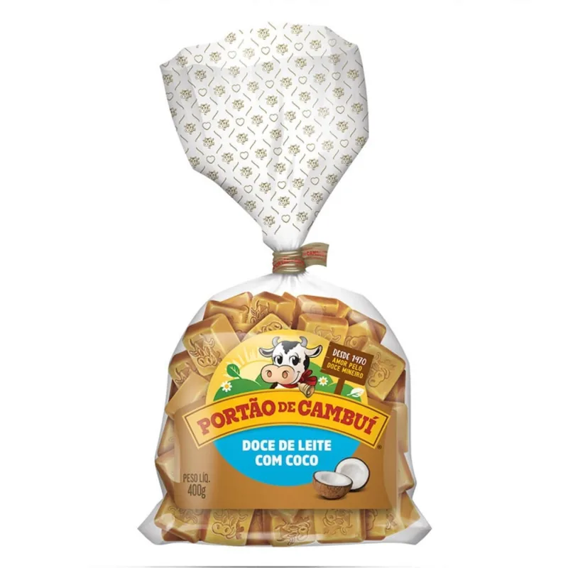 Doce De Leite Com Coco Em Pé Portão Do Cambuí 200g - Não Informado - Mercearia
