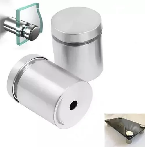 Prolongador 25x25 Inox Suporte Vidro, Mad, Painel Kit 4uni K
