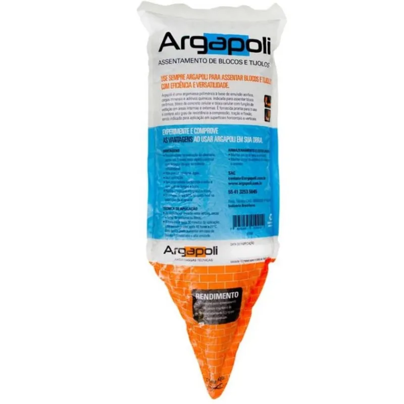 argamassa polimerica bloco e tijolo 03kg argapoli - 101