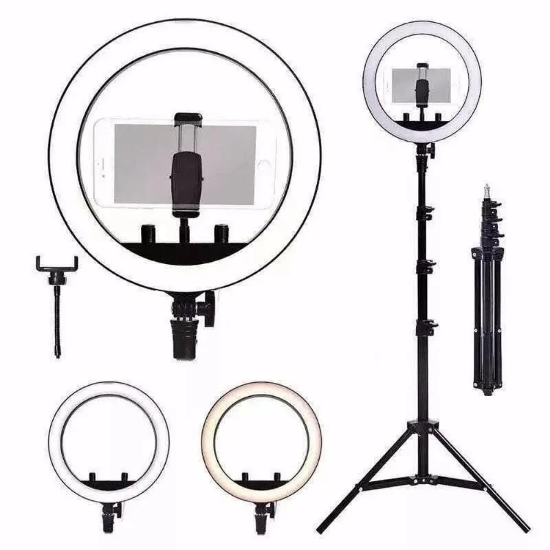 Ring Light Iluminador 26Cm / 10 Polegadas + Tripé 1.75M
