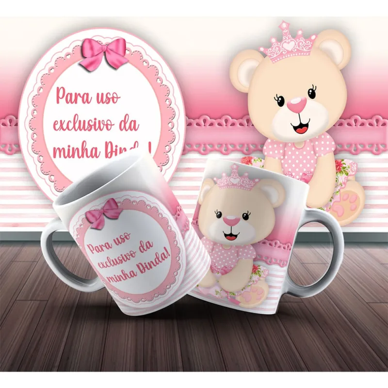 Caneca de Cerâmica Batizado - Não Disponível - Utilidades Domesticas
