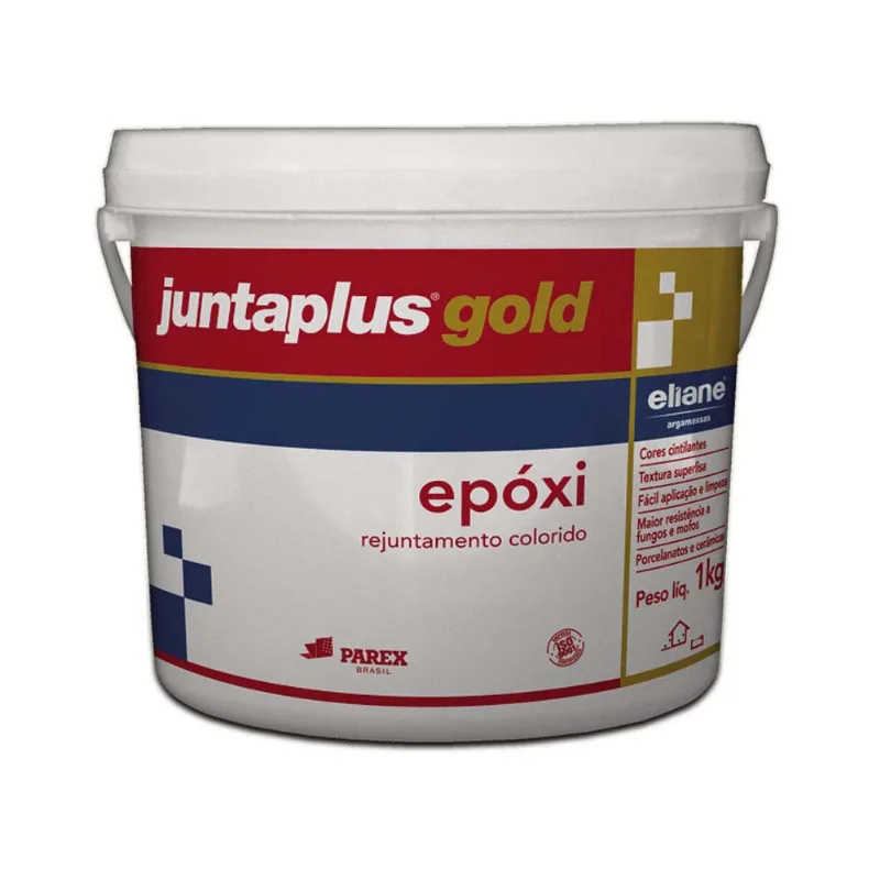 Rejunte Epóxi Juntaplus Ligamax Gold 1kg Cinza