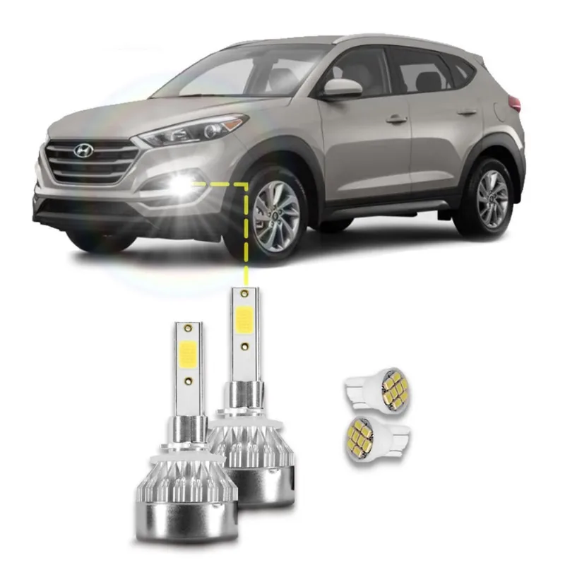 Kit Ultra Led Hyundai Tucson 2006/2016 20000Lm 6500K