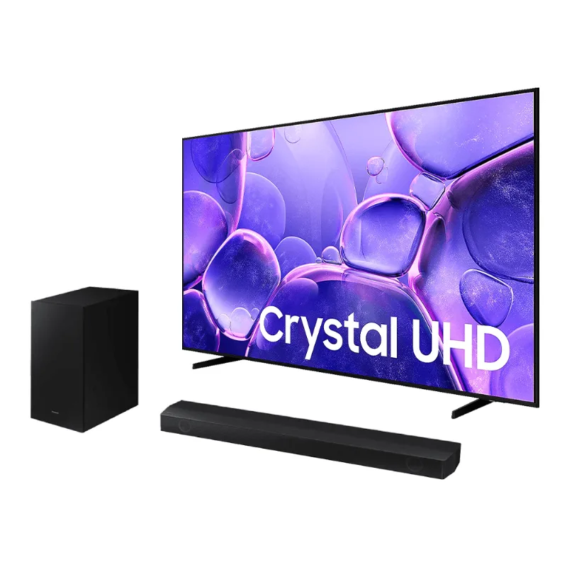 Samsung Smart TV 75" Crystal UHD 4K U8100F 2025 + Soundbar HW-B550 Combo