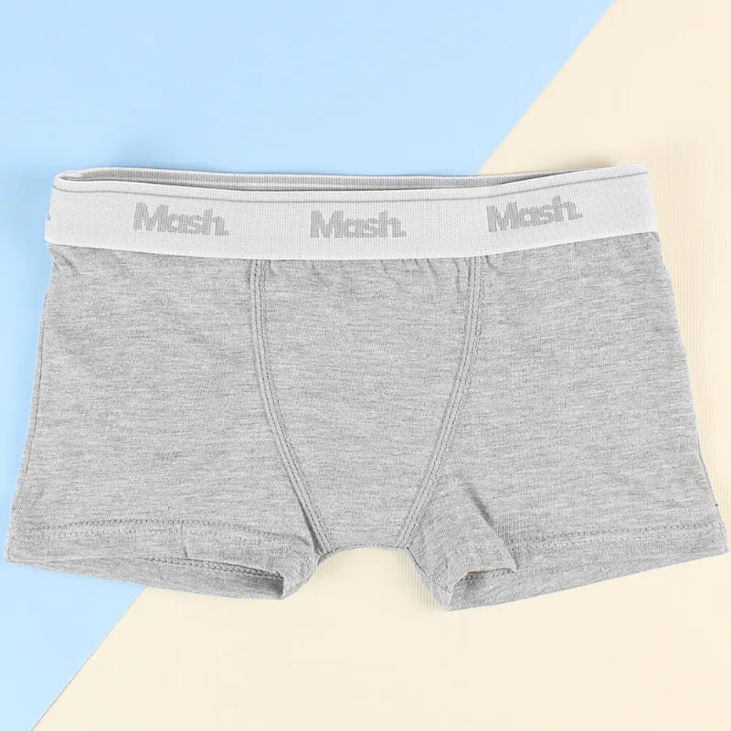Cueca Boxer Kids - 19003 Cinza De 2 a 13 anos Cinza - G