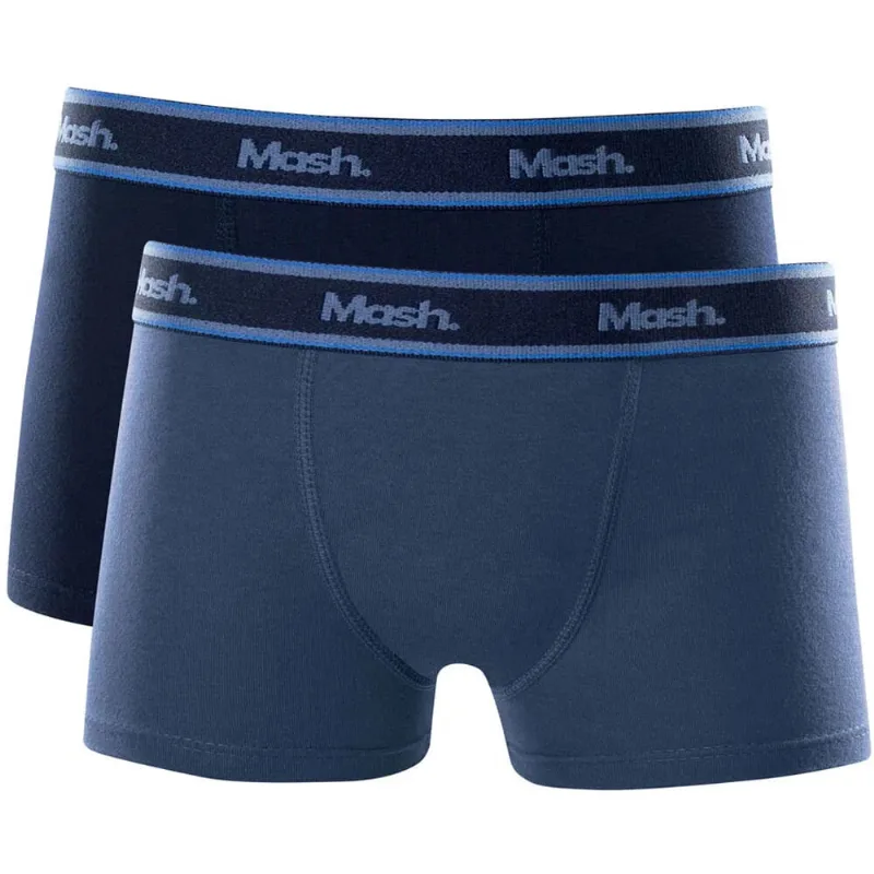 Kit Cueca Boxer Kids Com 2 Unidades - 11007 Marinho Marinho - M