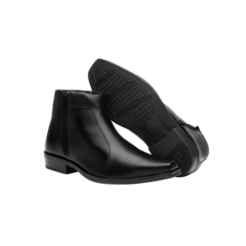 Bota Estilo Social Conforto Extremo aos Pes 34 a 44 Preto