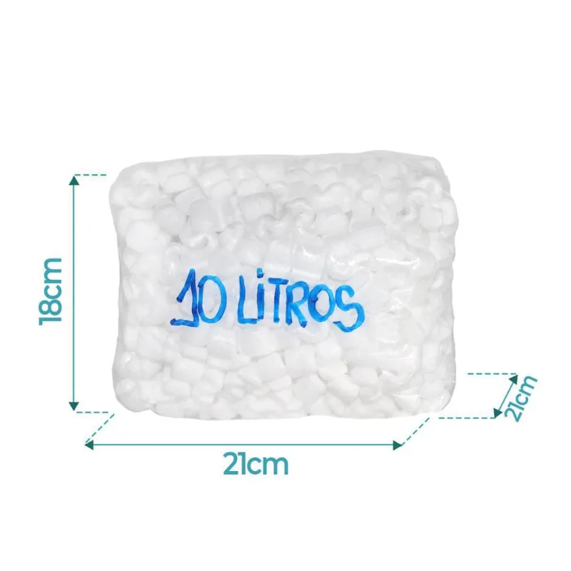Isopor Eps S-Pack Preenchimento Caixa Embalagem 10 Litro