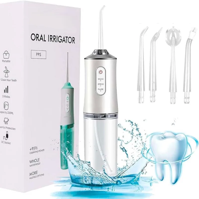Aparelho Bucal Recarregável Para Higiene Completa Dos Dentes
