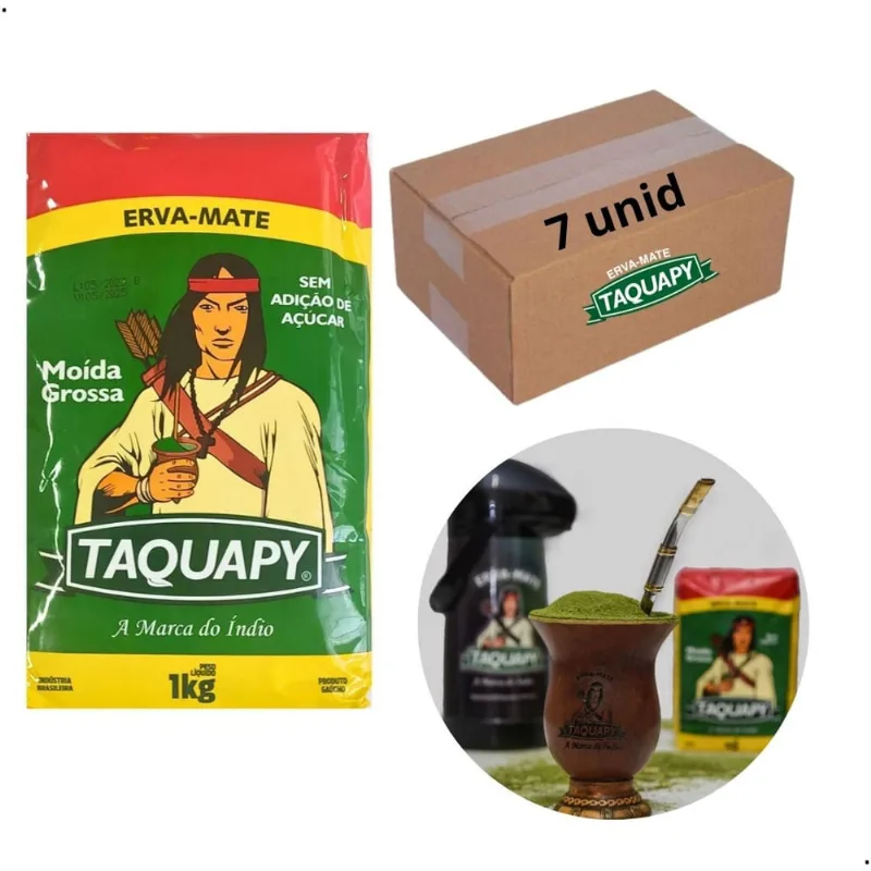 Erva Mate Para Chimarrão Taquapy Moida Grossa 7Kg